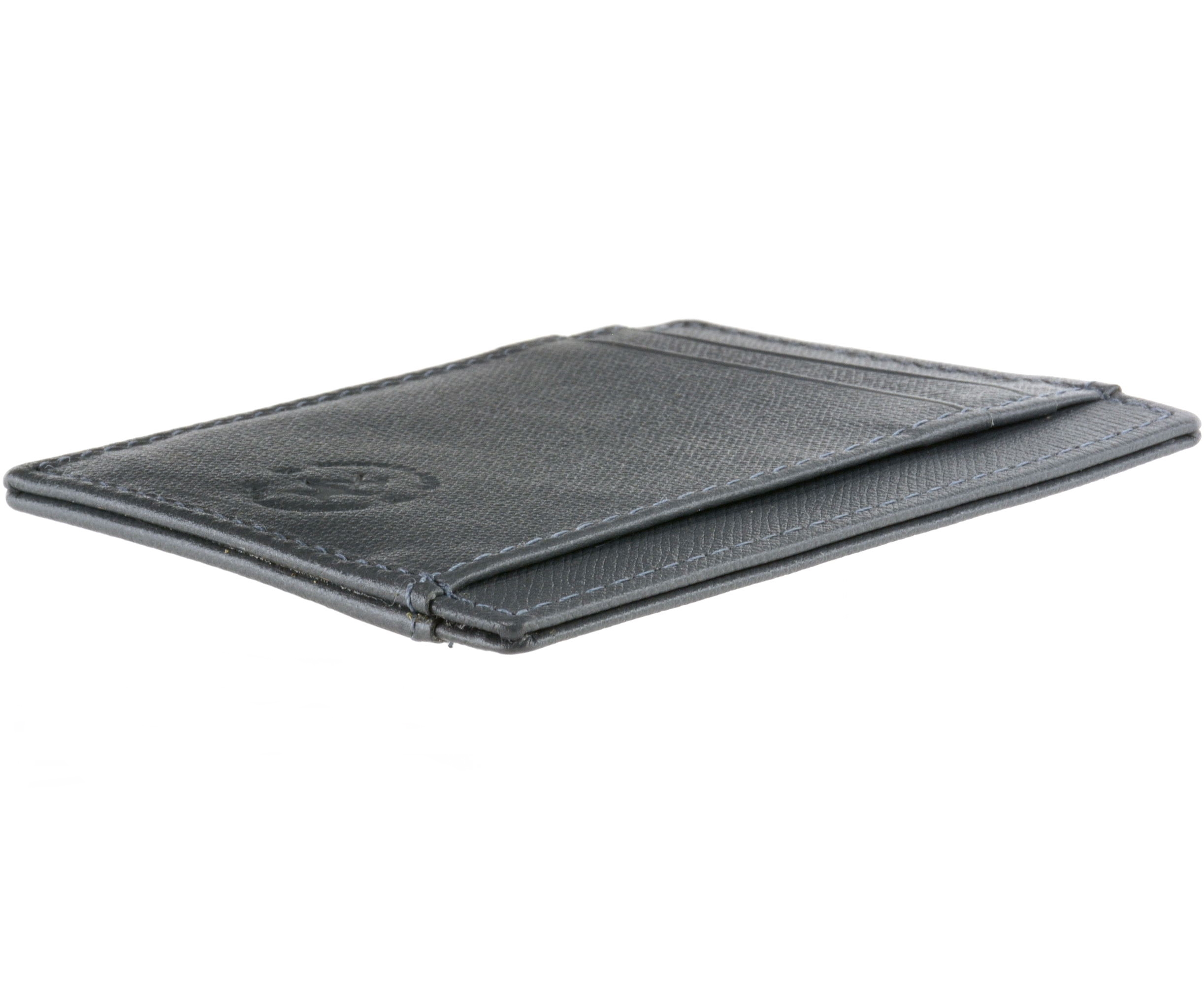 Hammer Anvil Minimalist Front Pocket Wallet RFID Blocking Thin Leather